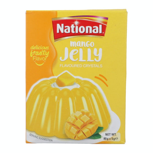 National Mango Flavoured Crystal Jelly 80 gm