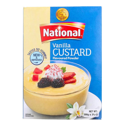 National Vanilla Custard Flavoured Powder 275 gm