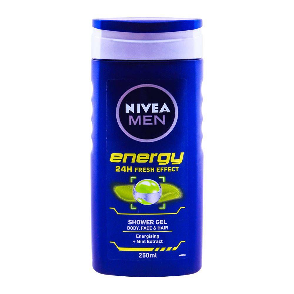 Nivea Men Energy 24H Fresh Effect Shower Gel 3in1 250 ml