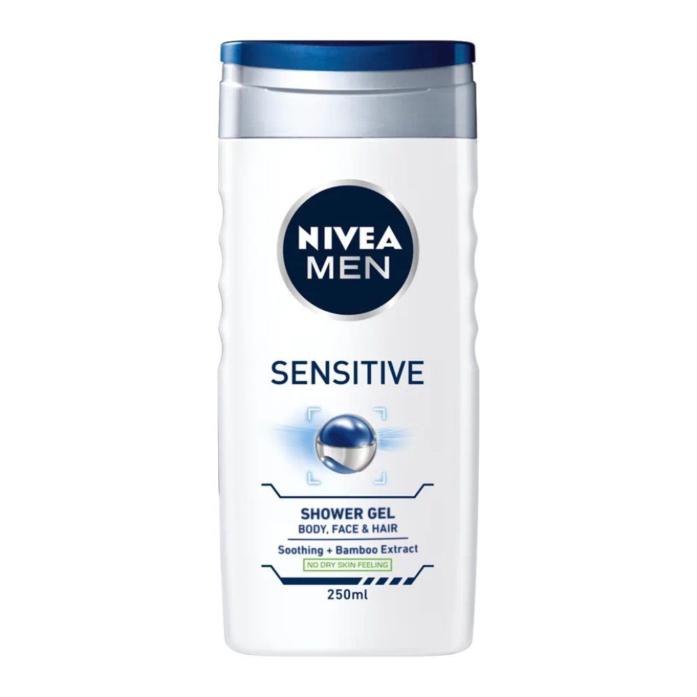 Nivea Men Sensitive Soothing + Bamboo Extract Shower Gel 3in1 250 ml