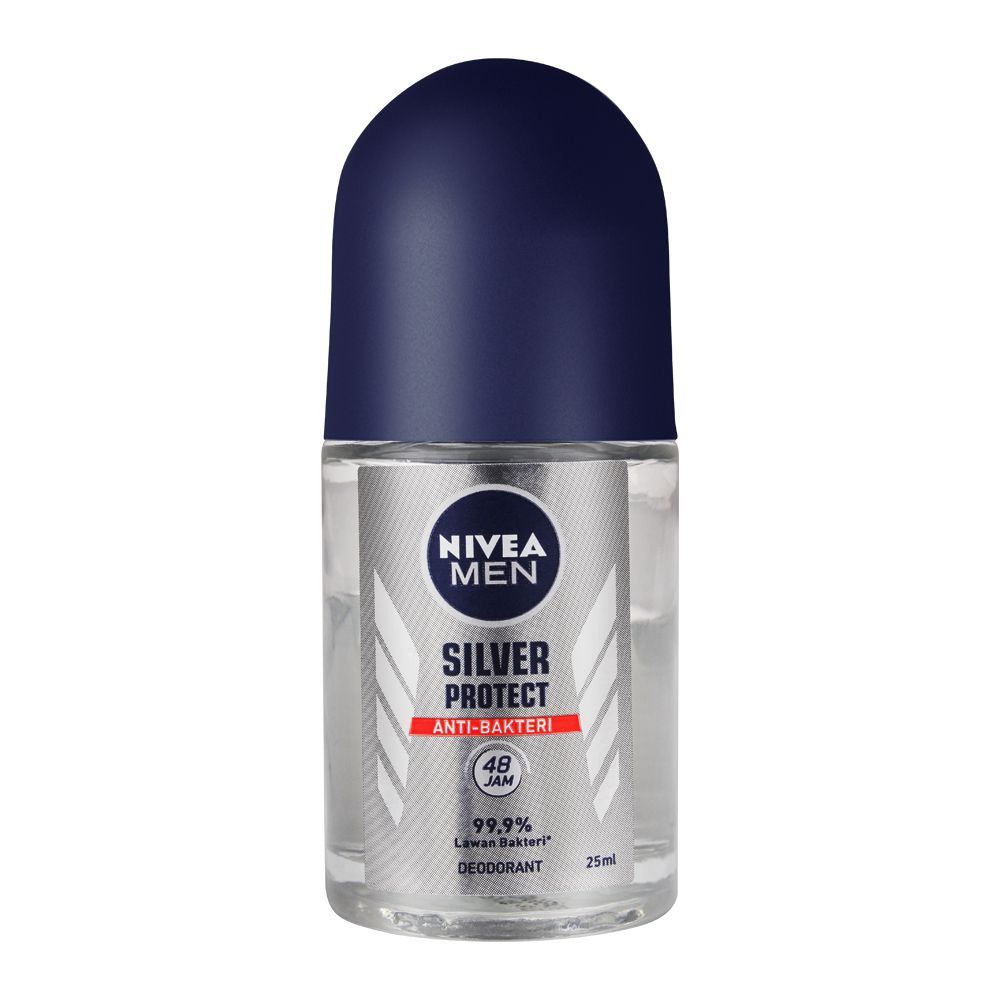 Nivea Men Silver Protect Anti-Bakteri 48JAM Deodorant 25 ml