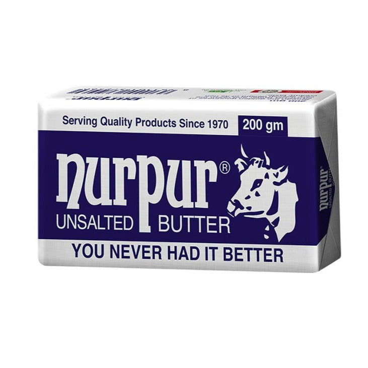 Nurpur Unsalted Butter 200 gm