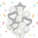 Party Balloons Sliver ( 13 Pcs )