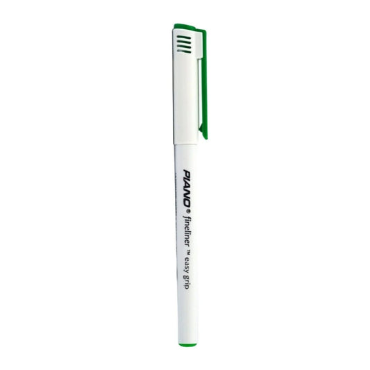 Piano Fineliner Easy Grip Green Pointer