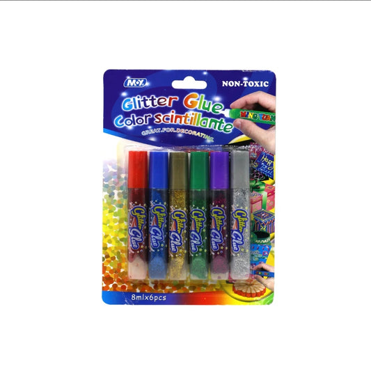 Glitter Glue Color Scintillante 6 Pcs