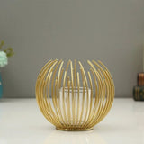 Golden Globe Inside Candle Holder Medium