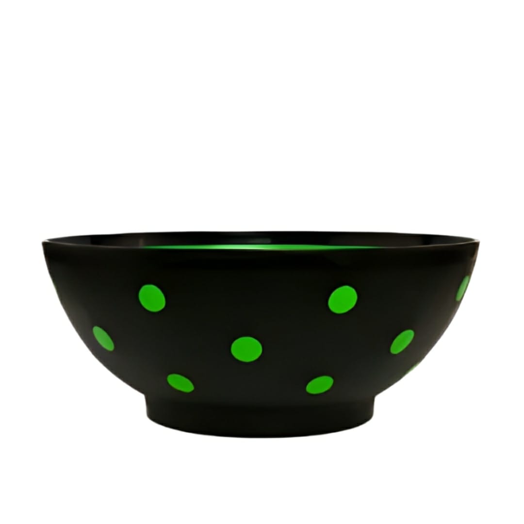 Plastic Dot Bowl Large 1 Pcs