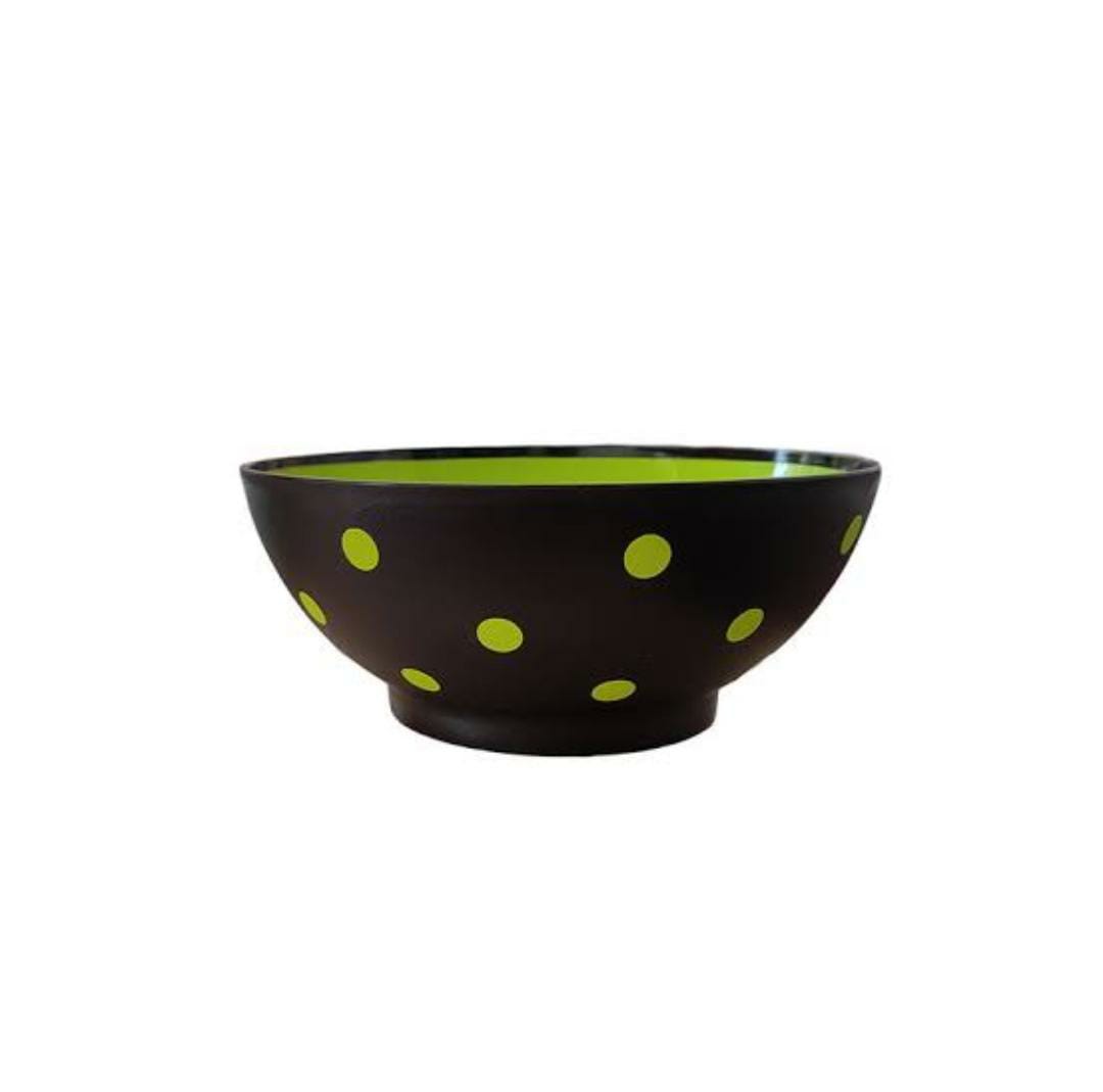 Plastic Dot Bowl Medium 1 Pcs