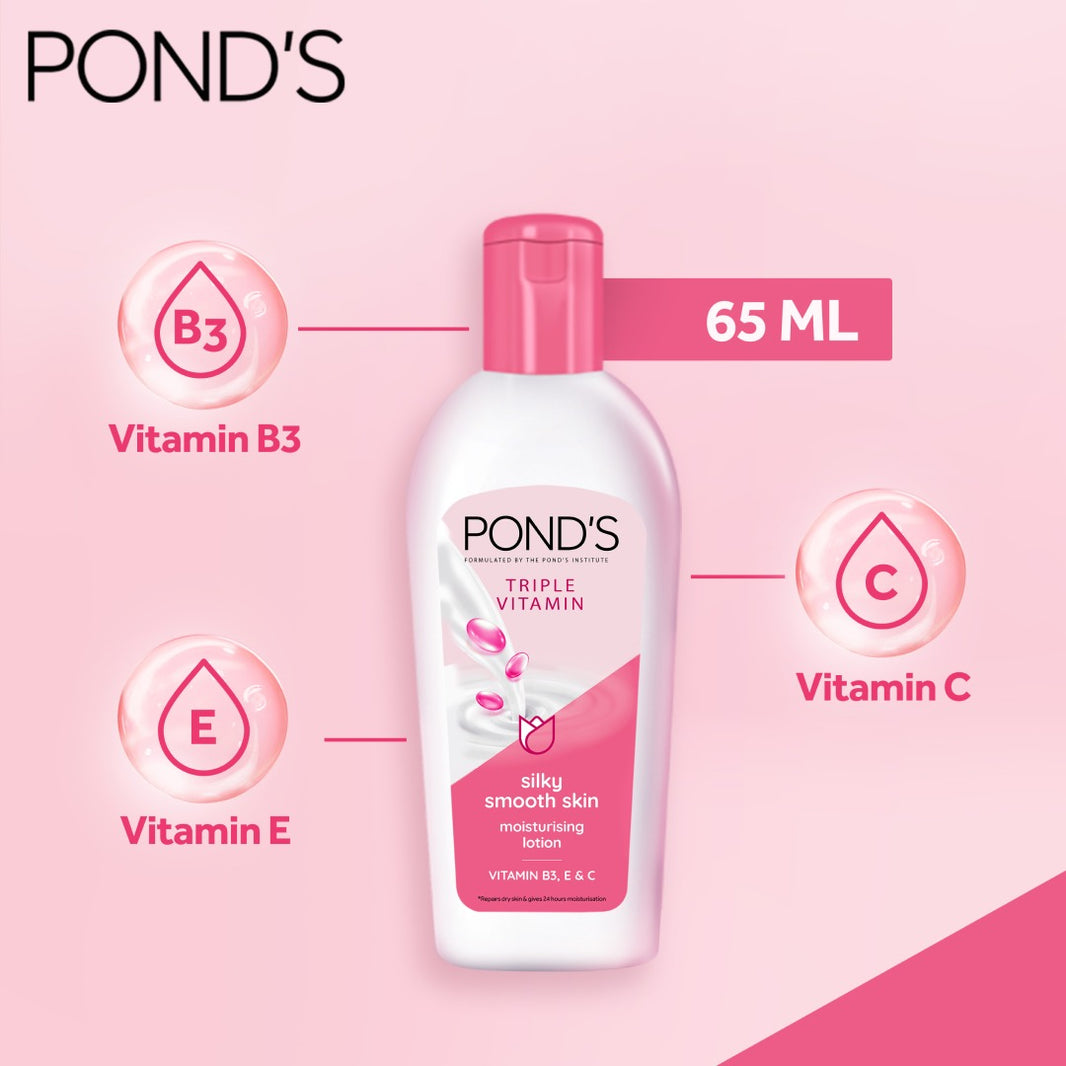 Ponds Triple Vitamin Moisturizing Lotion 65 ml