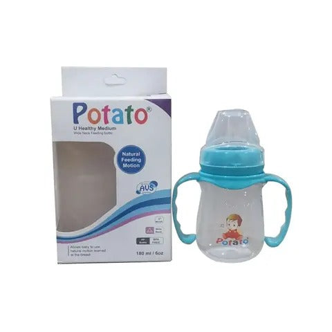 Potato U Healthy Wide Neck Baby Feeder Medium Bottle 180 ml
