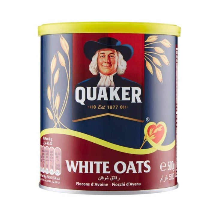 Quaker Quick Cooking White Oats 500 gm Tin
