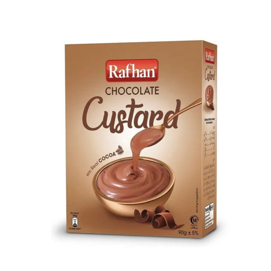 Rafhan Chocolate Custard with Real Cocoa 90 gm