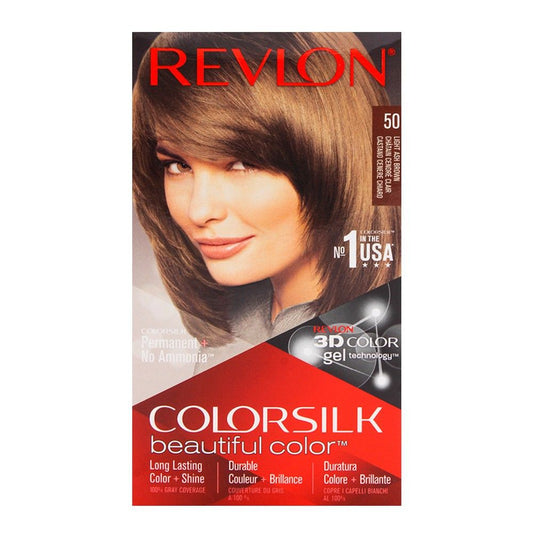 Revlon Color Silk 50 Light Ash Brown (Imported)