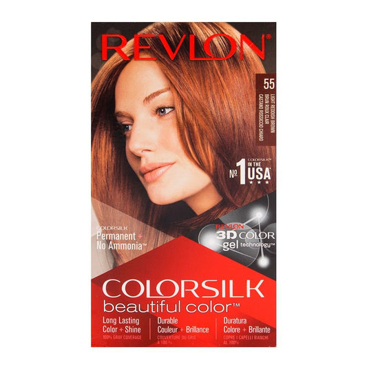 Revlon Color Silk 55 Light Reddish Brown (Imported)