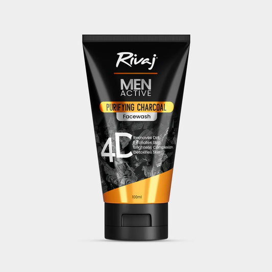 Rivaj Men Active Purifaying Charcoal Face Wash 100 ml