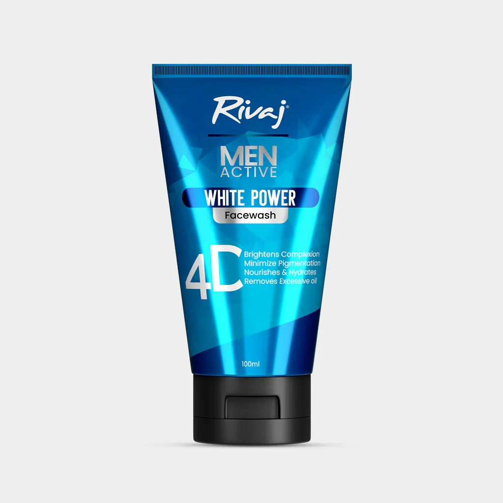 Rivaj Men Active White Power Face Wash 100 ml