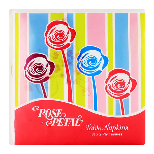Rose Petal Table Napkins 50x2 Ply Tissue