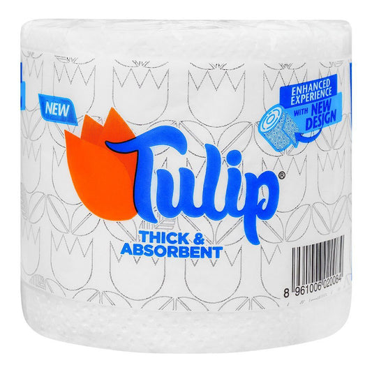 Rose Petal Tulip White Thick & Absorbent Roll