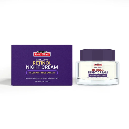 Saeed Ghani Anti Aging Retinol Night Cream 40 gm