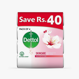 Dettol Skin Care  Soap Pack of 4110 gm