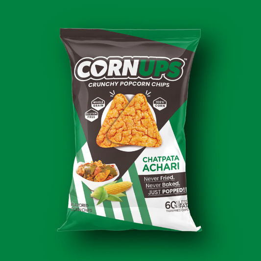 CornUps Popcorn Chips (Chatpata Achari)