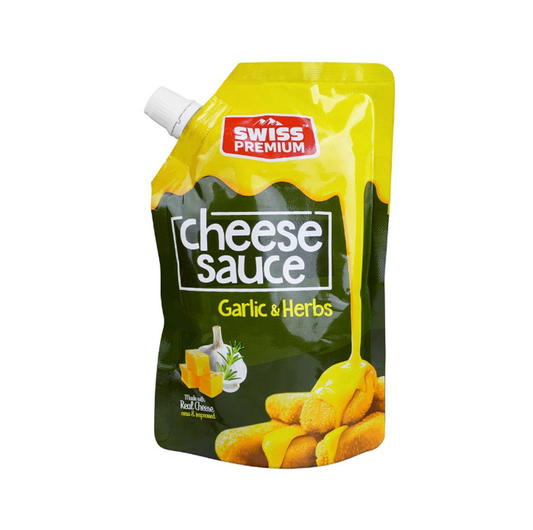 SWISS PREMIUM CHEESE GARLIC & HERBS SAUCE 200GM
