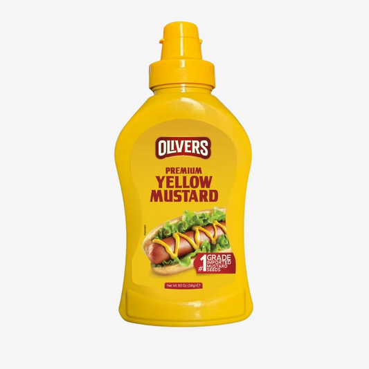 Olivers Premium Yellow Mustard 241g