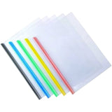 Sliding Plastic File Folder (Transparent) 1 Pc