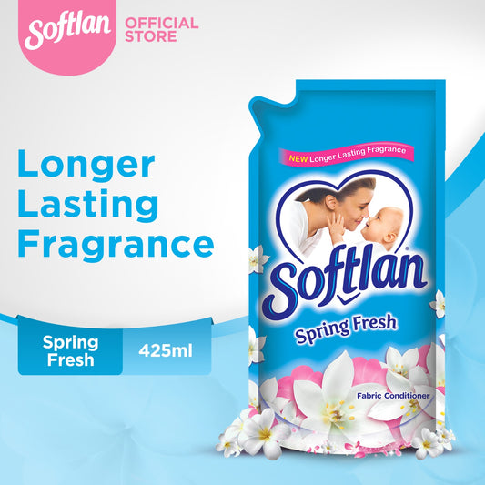 Softlan Spring Fresh Fabric Conditioner Pouch 425 ml