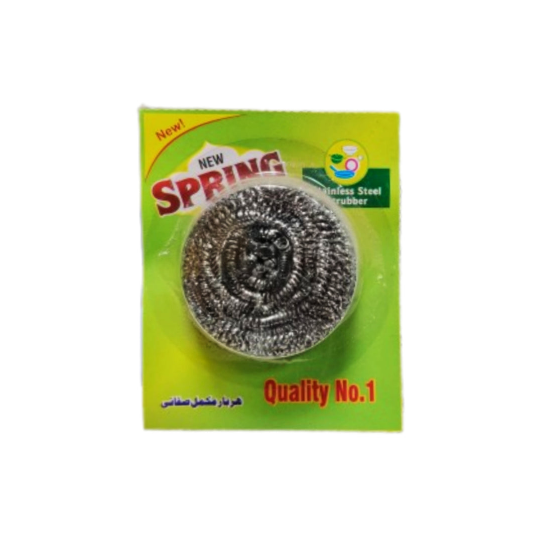 Spring Stainless Steel Scrubber