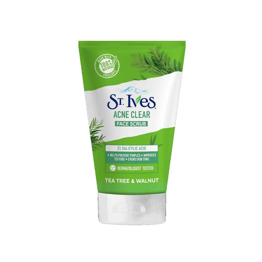 St. Ives Acne Clear Face Scrub Tea Tree & Walnut 100 gm