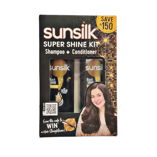 Sunsilk Super Kit Black Shine Shampoo + Conditioner 180 ml