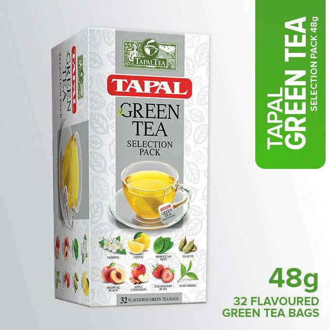 Tapal Green Tea Selection Pack 32 Flavours