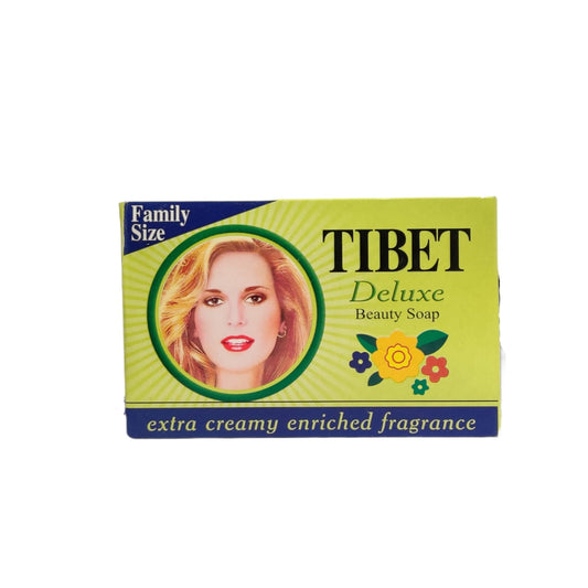 Tibet Deluxe Beauty Soap Green Family Size 125 gm