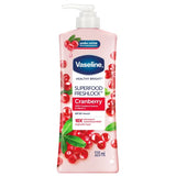 Vaseline Super Food Freshlock Cranberry Lotion 320 ml (Imported)