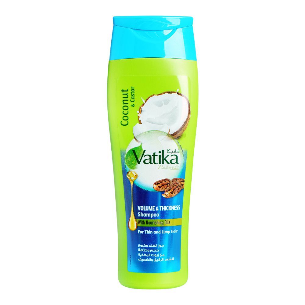 Vatika Coconut & Castor Shampoo 185 ml