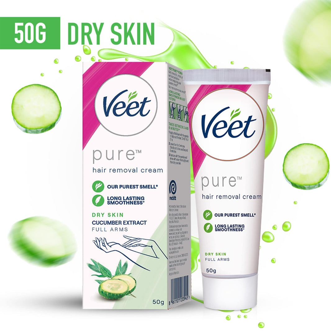 Veet Pure Hair Removal Cream Dry Skin 50 gm