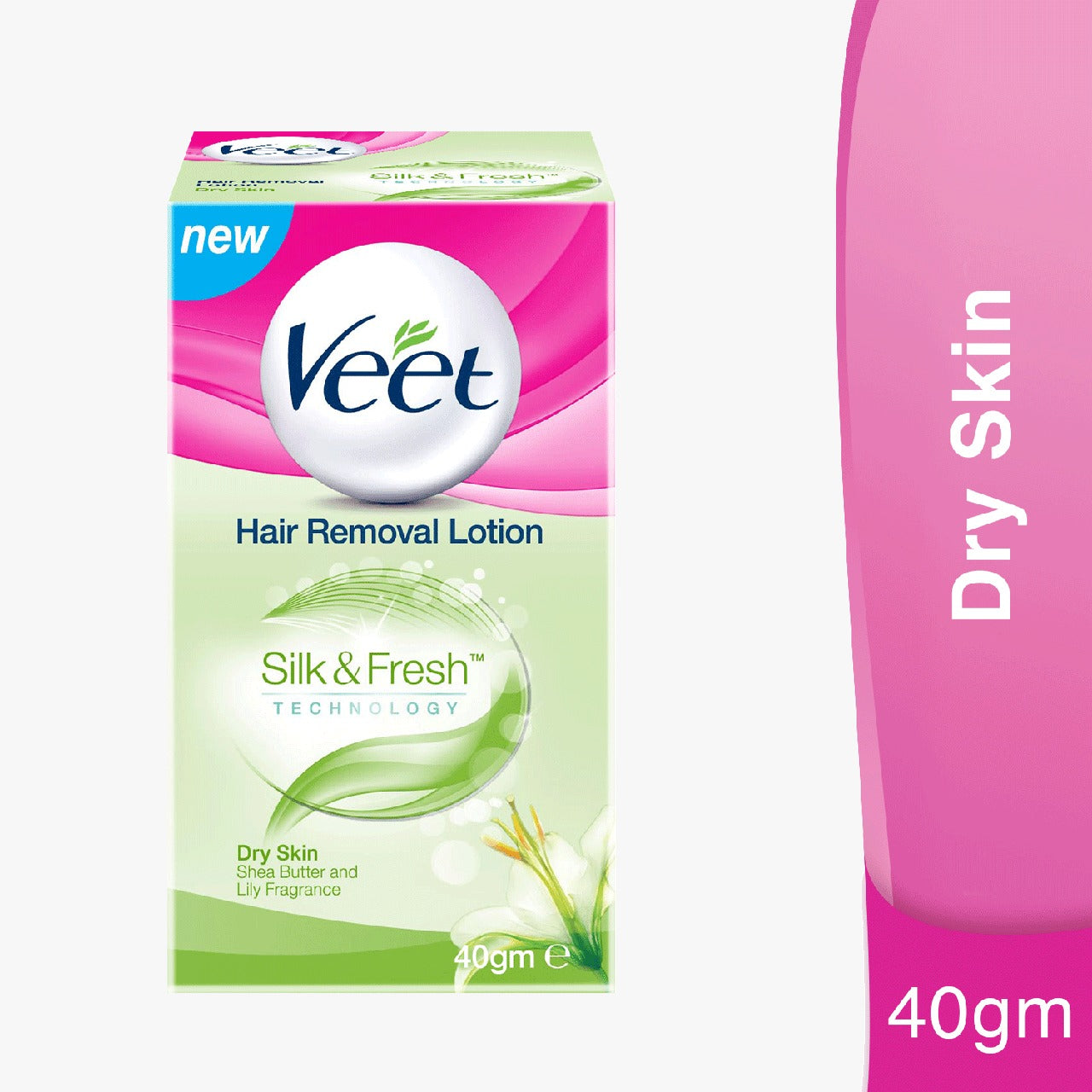 Veet Silk & Fresh Hair Removal Lotion Jar Dry Skin 40 gm