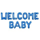 Welcome Baby Foil Baloon Blue