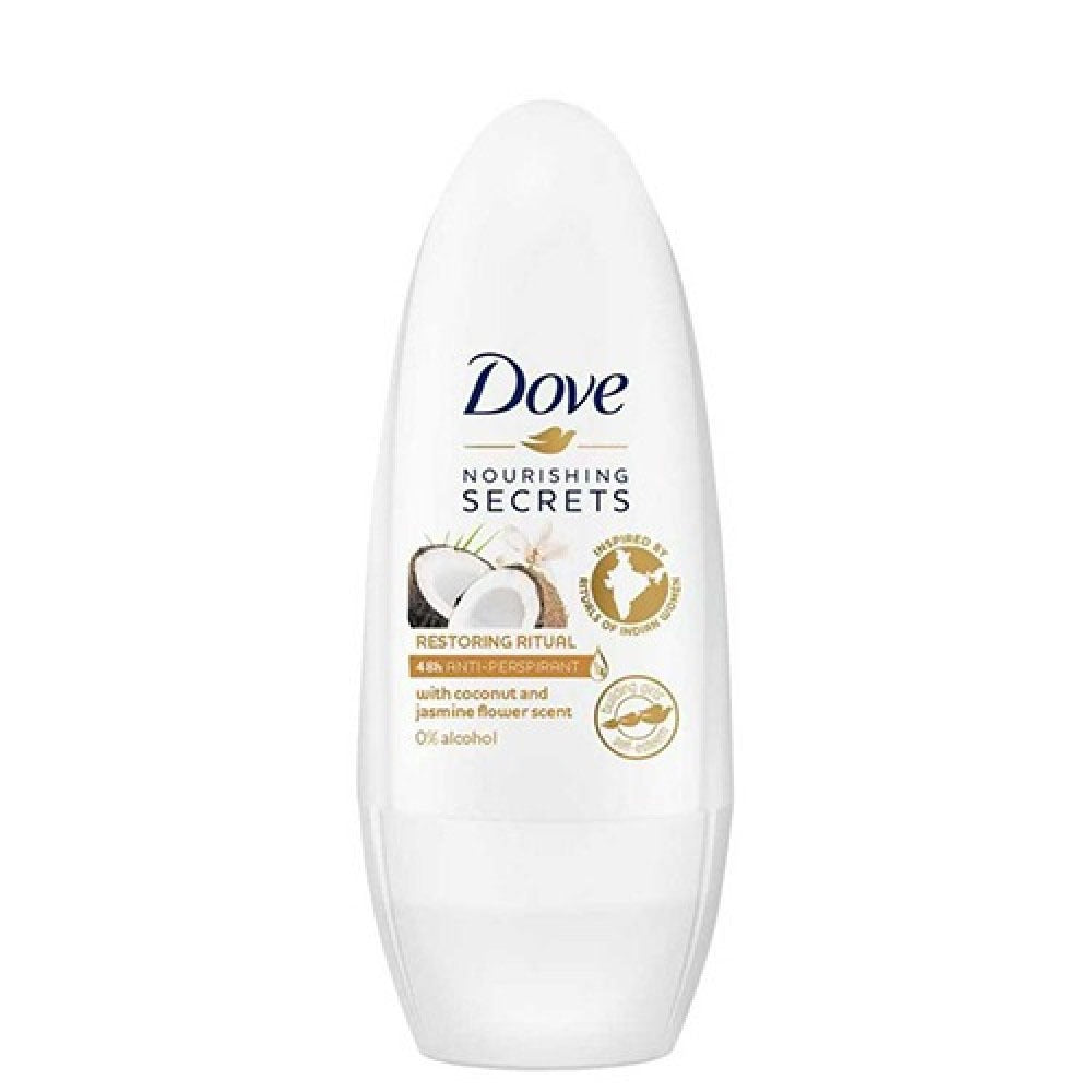 Dove Nourishing Secrets 48H Anti-Perspirant Coconut and Jasmine Flower Scent Roll-On 50 ml