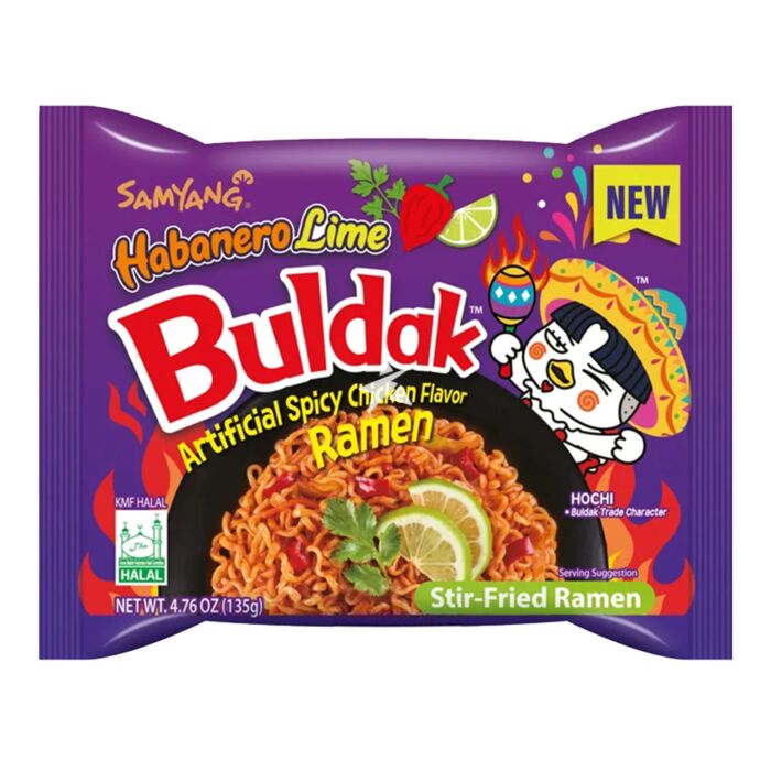 Samyang Buldak Hot Chicken Habanero Lime
