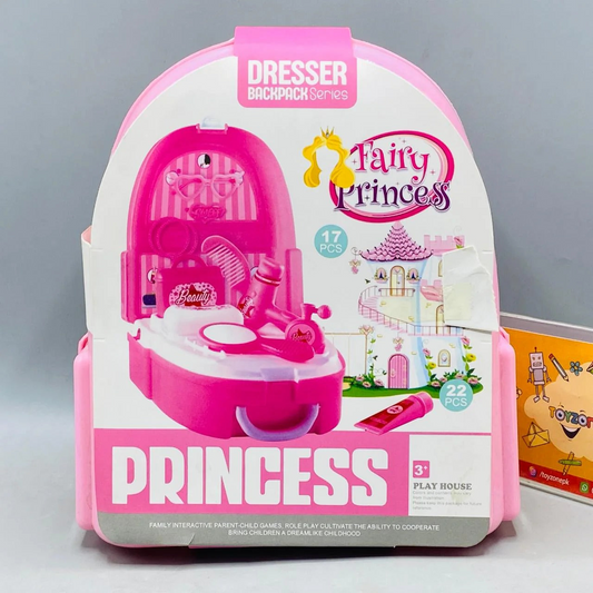 17 PIECE - PRINCESS DRESSER BACKPACK FOR KIDS
