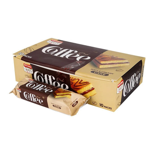 Bisconni Coffee Rich Soft & Cream Cake Box (10 Pcs)