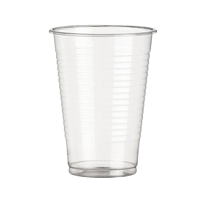White Plastic Cups, 250 ml