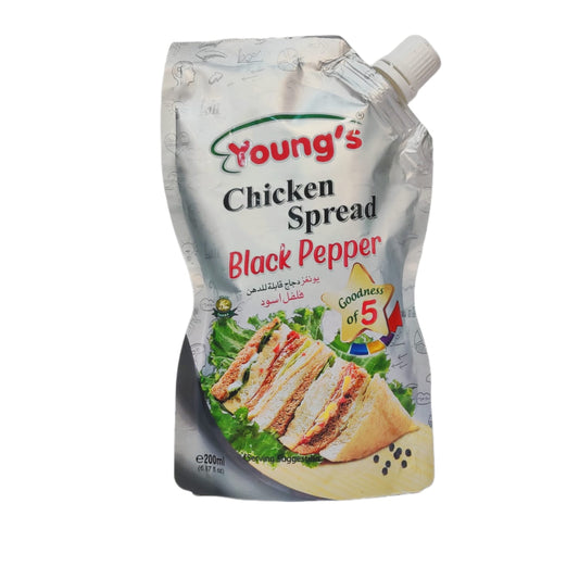 Young's Chicken Spread Black Pepper 200 ml