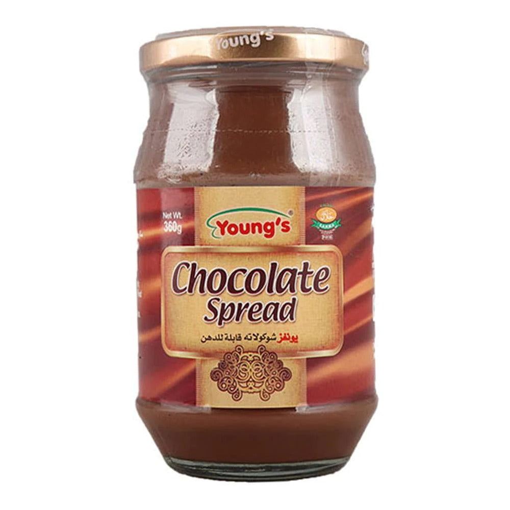 Young’s Chocolate Spread 360 gm Glass Jar