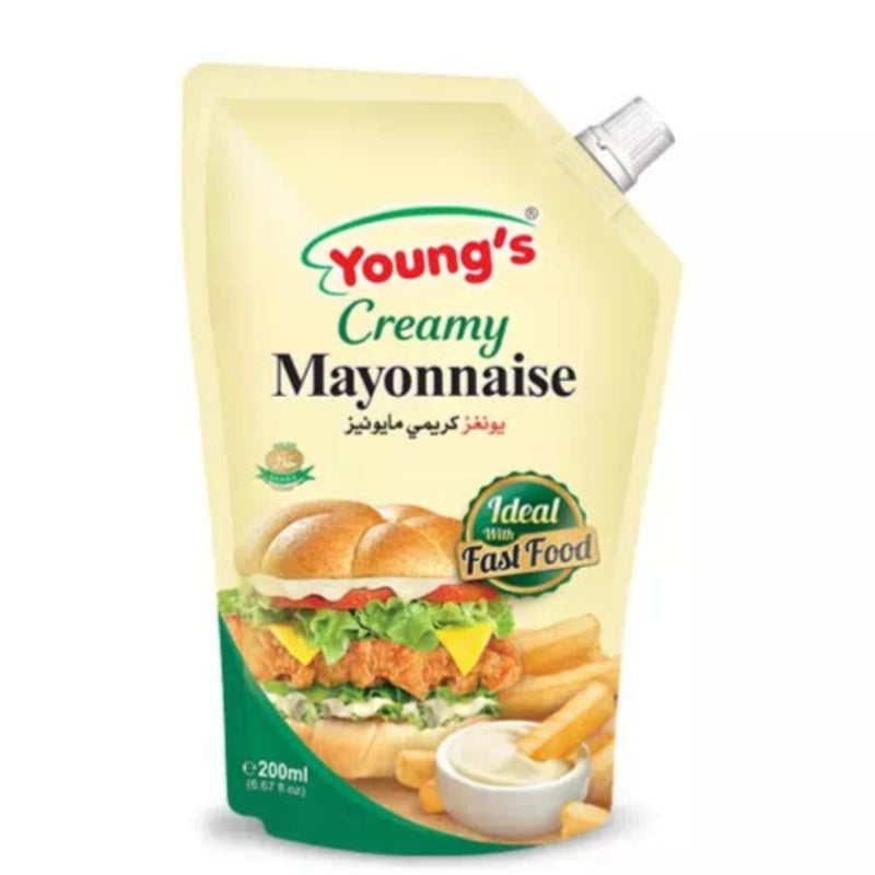 Young’s Creamy Mayonnaise 200 ml Pouch