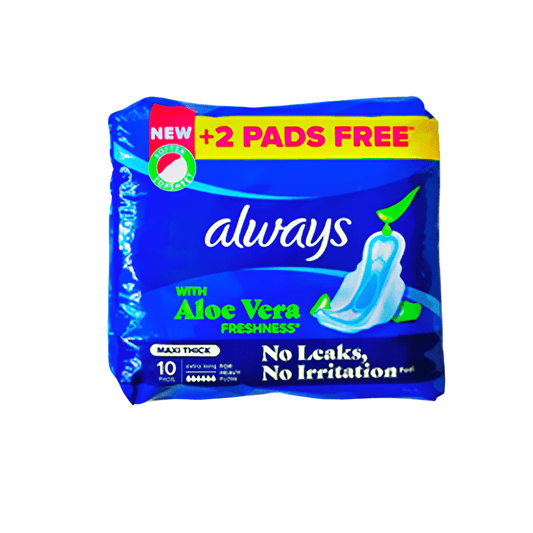 ALWAYS WITH ALOE VERA FRESHNESS 10PADS - Lahore Basket