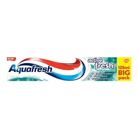 Aqua Fresh Tooth Paste Active Fresh 125 ml - Lahore Basket