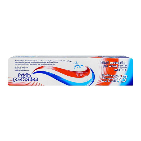 Aqua Fresh Tooth Paste Triple Protection 125 ml - Lahore Basket